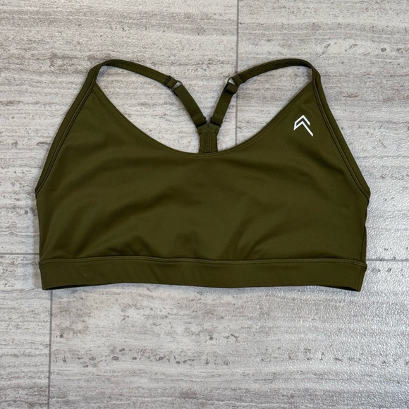 Other - Olive Green Athletic Sports Bra